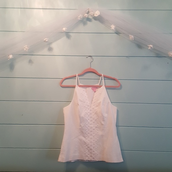 Lilly Pulitzer Tops - NWOT Lilly Pulitzer Magnolia Halter Top